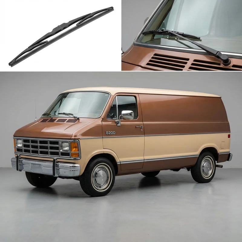 Driver Side Wiper Blade for Dodge B200 Van (1971 - 1974) - 1